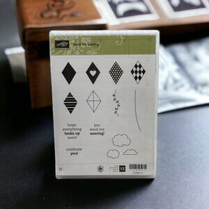 Stampin Up SEND ME SOARING KITES Rubber Stamp Crafts Card Making Scrapbooking